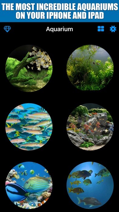 Emulate iPhone app Aquarium TV Screen using MyAndroid