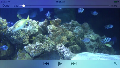 Emulate iPhone app Aquarium Videos 3D using MyAndroid Emulate iPhone app Aquarium Videos 3D using MyAndroid