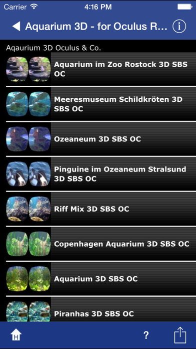Emulate iPhone app Aquarium Videos for Cardboard using MyAndroid