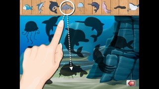 Emulate iPhone app Aquatic Animals - An educational Ocean puzzle for toddlers and kids using MyAndroid