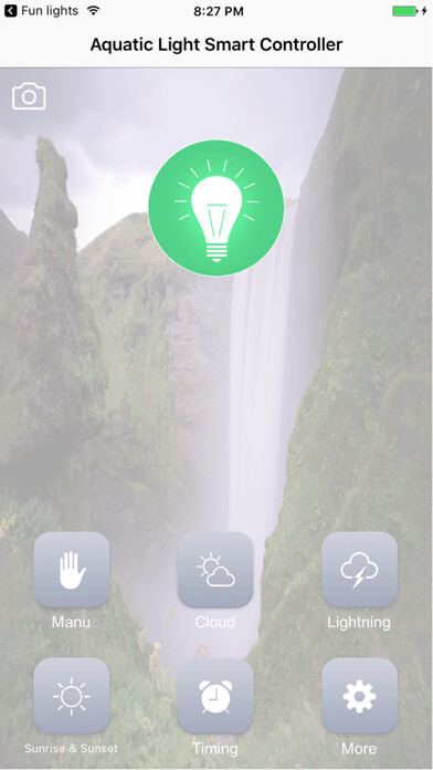 Emulate iPhone app Aquatic Light Smart Controller using MyAndroid Emulate iPhone app Aquatic Light Smart Controller using MyAndroid