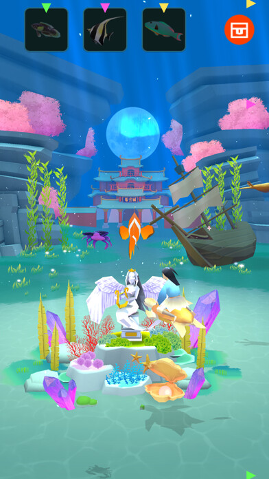 Emulate iPhone app Aqua Treasure using MyAndroid