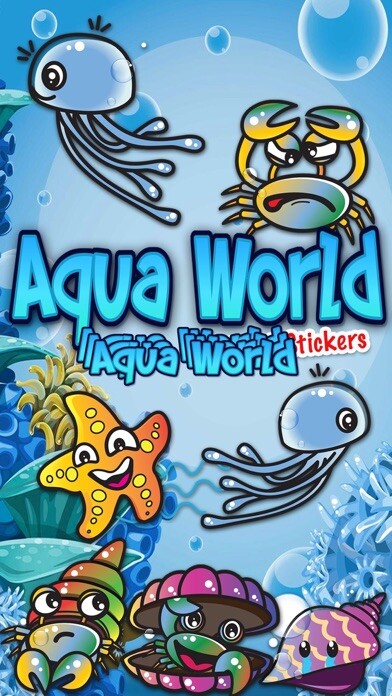 Emulate iPhone app Aqua World Emoji Stickers using MyAndroid Emulate iPhone app Aqua World Emoji Stickers using MyAndroid
