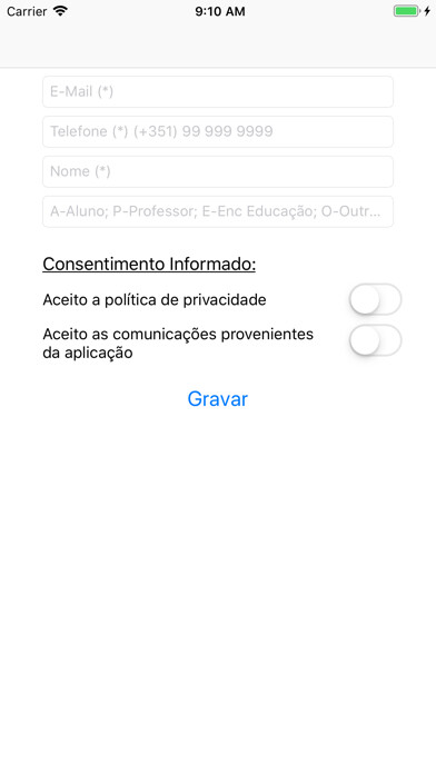 Emulate iPhone app Aquilino Ribeiro Mobile using MyAndroid