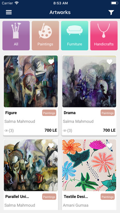 Emulate iPhone app Arab Art for Sale using MyAndroid Emulate iPhone app Arab Art for Sale using MyAndroid