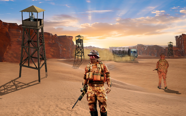Emulate Android APK Arabic City Army Shooting War 3D