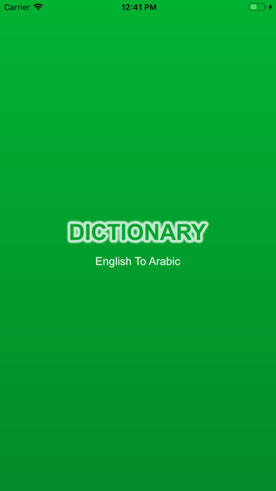 Emulate iPhone app Arabic Dictionary: Offline using MyAndroid