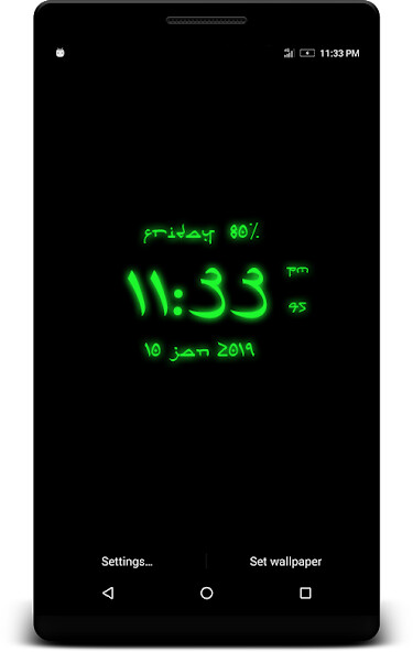 Run android online APK Arabic Digital Clock Live Wp from MyAndroid or emulate Arabic Digital Clock Live Wp using MyAndroid