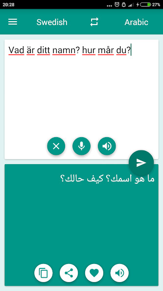 Run android online APK Arabic - Swedish Translator from MyAndroid or emulate Arabic - Swedish Translator using MyAndroid