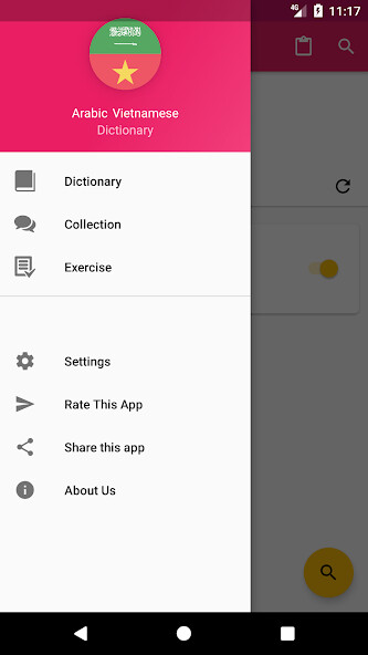 Run android online APK Arabic-Vietnamese Dictionary from MyAndroid or emulate Arabic-Vietnamese Dictionary using MyAndroid