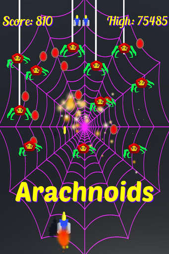 Run android online APK Arachnoids, Attack of the Space Spiders from MyAndroid or emulate Arachnoids, Attack of the Space Spiders using MyAndroid