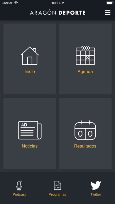 Emulate iPhone app Aragn Deporte using MyAndroid