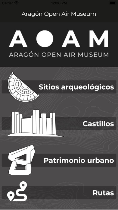 Emulate iPhone app Aragon Open Air Museum using MyAndroid