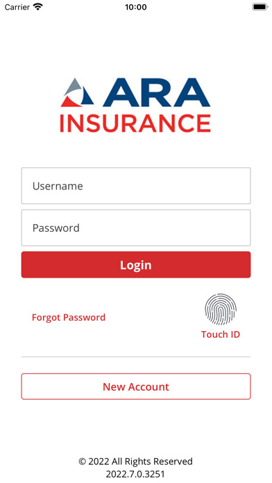 Emulate iPhone app ARA Insurance using MyAndroid