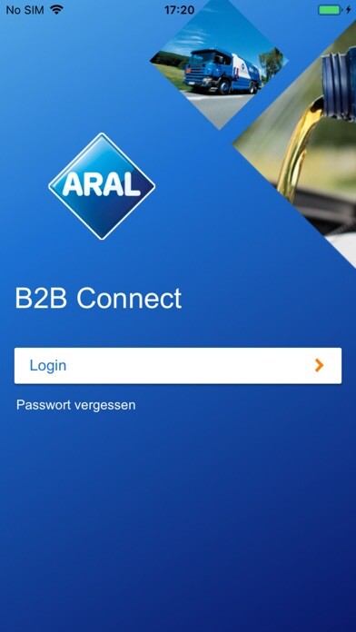 Emulate iPhone app ARAL B2B Connect using MyAndroid