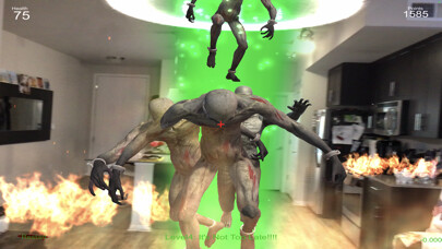 Emulate iPhone app AR Alien Zombie Invasion! using MyAndroid Emulate iPhone app AR Alien Zombie Invasion! using MyAndroid