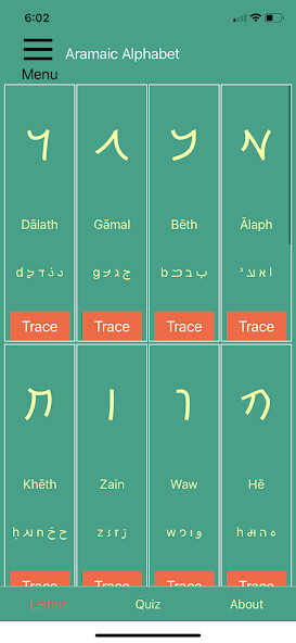 Run android online APK Aramaic Alphabet from MyAndroid or emulate Aramaic Alphabet using MyAndroid Run android online APK Aramaic Alphabet from MyAndroid or emulate Aramaic Alphabet using MyAndroid