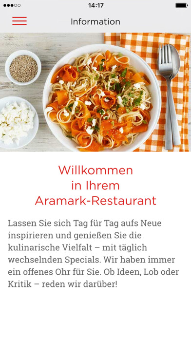 Emulate iPhone app Aramark Deutschland using MyAndroid Emulate iPhone app Aramark Deutschland using MyAndroid