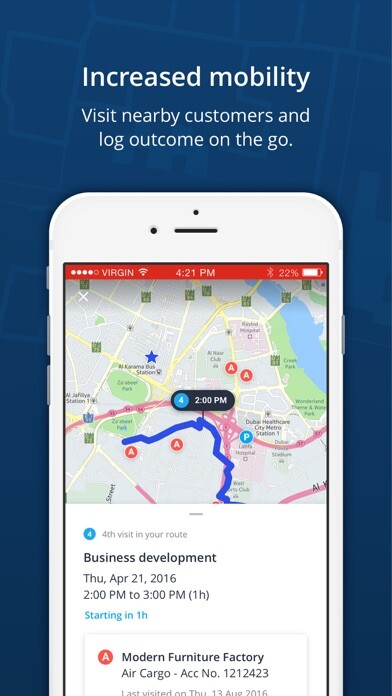 Emulate iPhone app Aramex Reach Mobile using MyAndroid