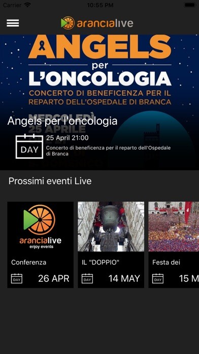 Emulate iPhone app Arancia live using MyAndroid Emulate iPhone app Arancia live using MyAndroid