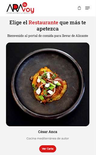 Run android online APK ARAvoy - Comida para llevar Alicante from MyAndroid or emulate ARAvoy - Comida para llevar Alicante using MyAndroid