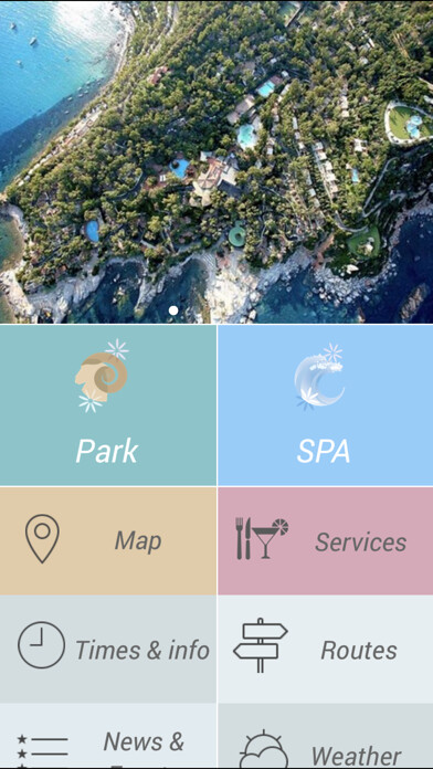 Emulate iPhone app Arbatax Park Resort & Spa using MyAndroid
