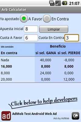 Emulate Android APK Arb Calculator Emulate Android APK Arb Calculator