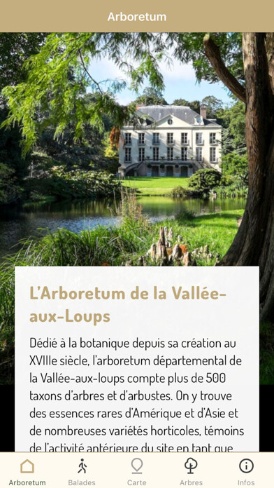 Emulate iPhone app Arboretum 92 using MyAndroid
