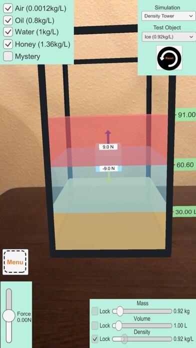 Emulate iPhone app AR Buoyancy Physics Sim using MyAndroid Emulate iPhone app AR Buoyancy Physics Sim using MyAndroid