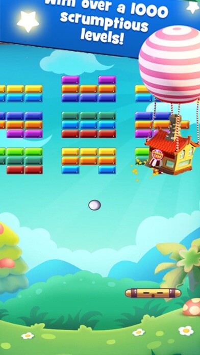 Emulate iPhone app Arcade Bricks Breaker using MyAndroid