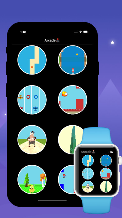 Emulate iPhone app Arcade Watch Games using MyAndroid