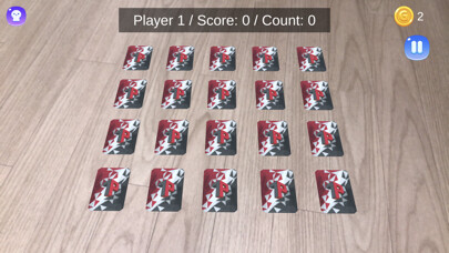 Emulate iPhone app AR Card Matching using MyAndroid