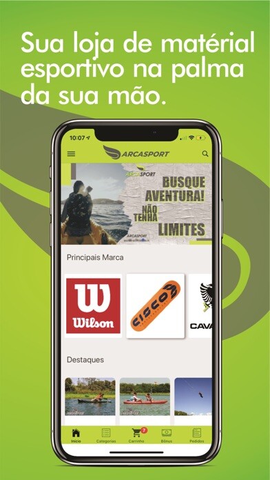 Emulate iPhone app Arca Sport using MyAndroid