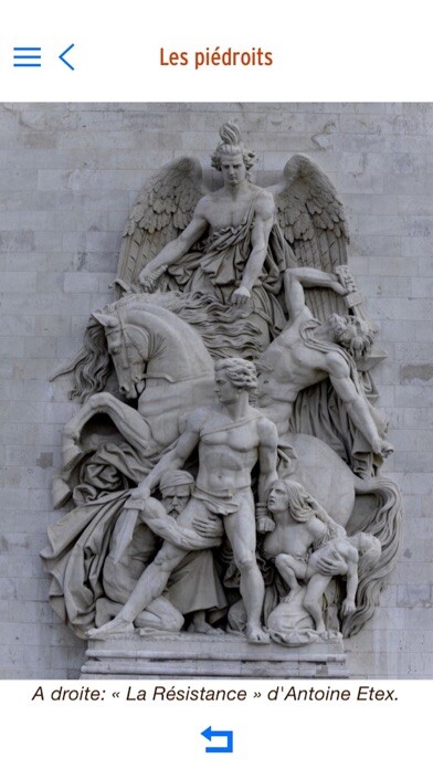 Emulate iPhone app Arc de triomphe using MyAndroid