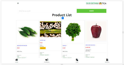 Run android online APK Arc en Ciel Produce Store from MyAndroid or emulate Arc en Ciel Produce Store using MyAndroid