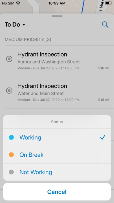 Emulate iPhone app ArcGIS Workforce using MyAndroid Emulate iPhone app ArcGIS Workforce using MyAndroid