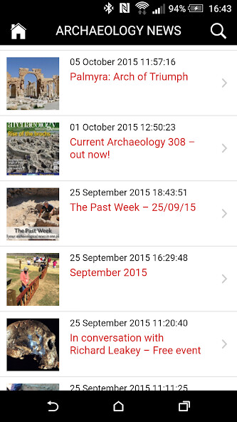 Run android online APK Archaeology News from MyAndroid or emulate Archaeology News using MyAndroid