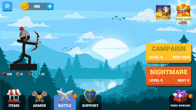 Emulate iPhone app Archer Master- Stickman War io using MyAndroid Emulate iPhone app Archer Master- Stickman War io using MyAndroid