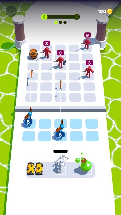 Emulate iPhone app Archer Merge Arrows using MyAndroid