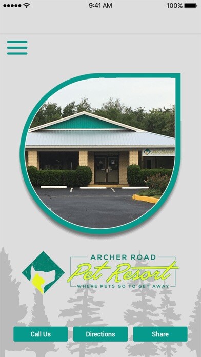 Emulate iPhone app Archer Road Pet Resort using MyAndroid