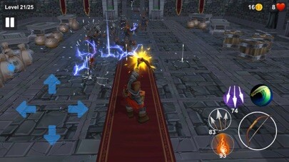 Emulate iPhone app Archer Thunder: Battle 3d game using MyAndroid