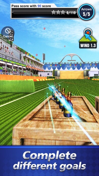Emulate iPhone app Archery Go - Bow&Arrow King using MyAndroid