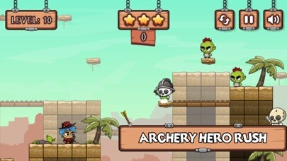 Emulate iPhone app Archery Hero Rush using MyAndroid Emulate iPhone app Archery Hero Rush using MyAndroid