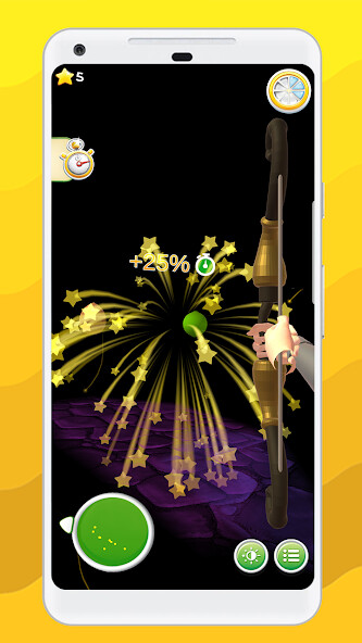 Emulate iPhone app ARchery - Shoot the Fruit using MyAndroid