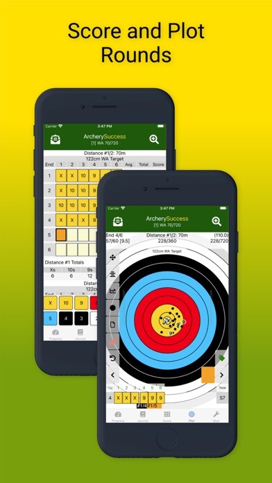 Emulate iPhone app ArcherySuccess - Score & Plot using MyAndroid Emulate iPhone app ArcherySuccess - Score & Plot using MyAndroid
