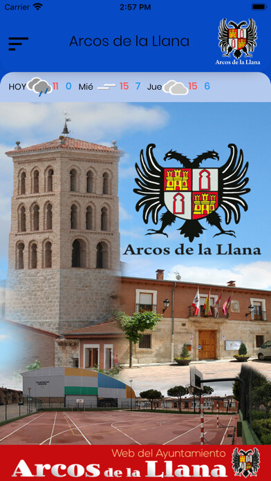 Emulate iPhone app Arcos de la Llana using MyAndroid
