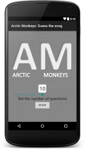 Run android online APK ARCTIC MONKEYS: Guess the song from MyAndroid or emulate ARCTIC MONKEYS: Guess the song using MyAndroid