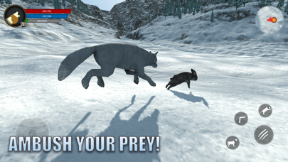 Emulate iPhone app Arctic Wolf Survival Simulator using MyAndroid