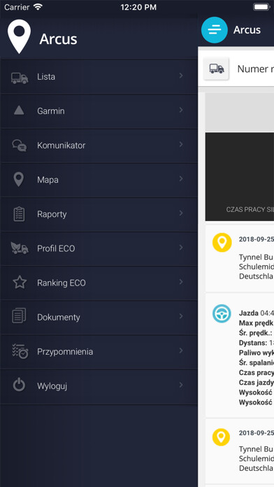 Emulate iPhone app Arcus GPS using MyAndroid