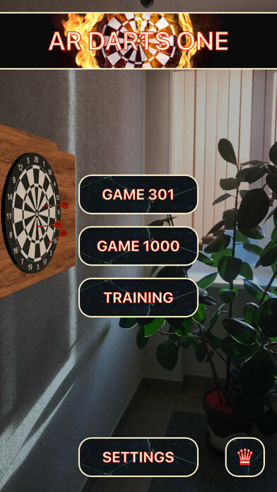 Emulate iPhone app AR Darts One using MyAndroid